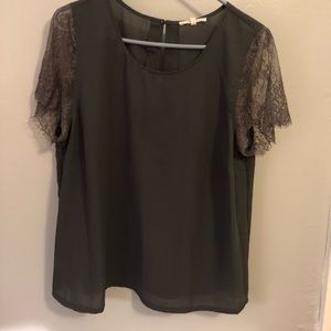 41 hawthorn xl lace insert shirt